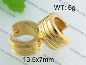SS Gold-Plating Earring - KE40394-YX
