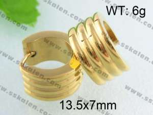 SS Gold-Plating Earring - KE40397-YX
