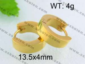 SS Gold-Plating Earring - KE40534-YX