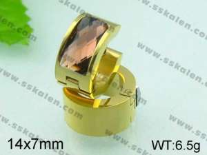 SS Gold-Plating Earring - KE42632-YX
