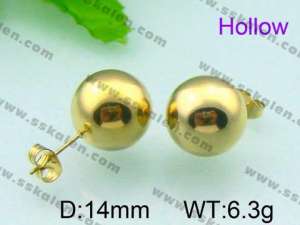 SS Gold-Plating Earring  - KE45299-Z