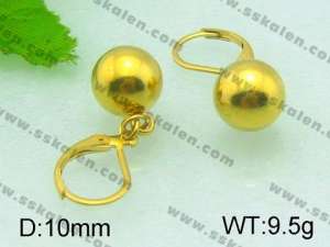 SS Gold-Plating Earring  - KE51087-Z