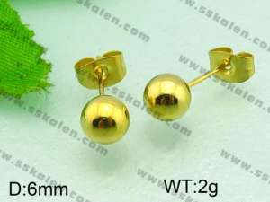 SS Gold-Plating Earring  - KE52480-Z