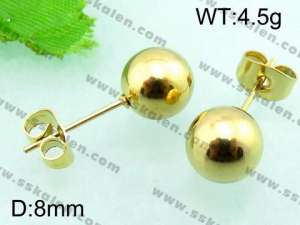 SS Gold-Plating Earring  - KE56135-Z