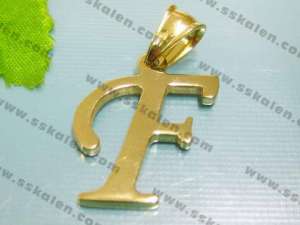 Stainless Steel Gold-plating Pendant - KP19830-D