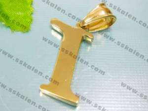 Stainless Steel Gold-plating Pendant - KP19833-D