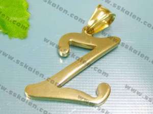 Stainless Steel Gold-plating Pendant - KP19847-D