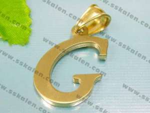 Stainless Steel Gold-plating Pendant  - KP22856-D