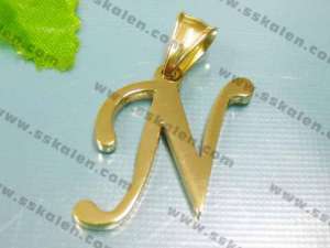 Stainless Steel Gold-plating Pendant  - KP22863-D