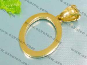 Stainless Steel Gold-plating Pendant  - KP22864-D