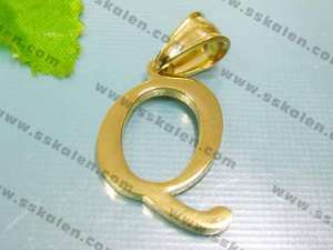 Stainless Steel Gold-plating Pendant  - KP22866-D