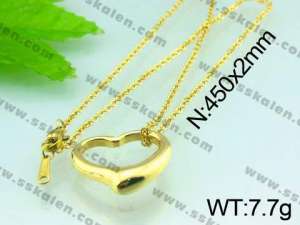 Stainless Steel Gold-plating Pendant  - KP38375-Z