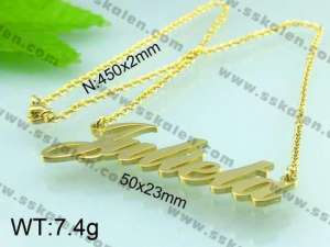 Stainless Steel Gold-plating Pendant  - KP38576-H