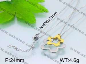 Stainless Steel Gold-plating Pendant  - KP39569-Z