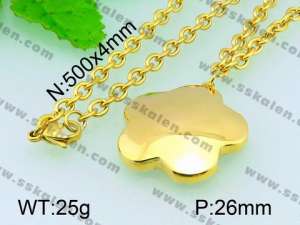Stainless Steel Gold-plating Pendant  - KP40615-Z