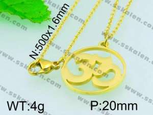 Stainless Steel Gold-plating Pendant  - KP40629-Z