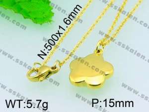 Stainless Steel Gold-plating Pendant  - KP40647-Z