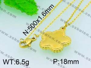 Stainless Steel Gold-plating Pendant  - KP40649-Z