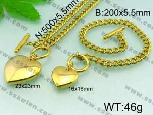 SS Jewelry Set - KS37917-Z