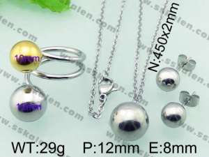 SS Jewelry Set - KS43828-Z