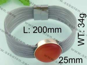 Stainless Steel Mesh Bracelet - KB64815-K