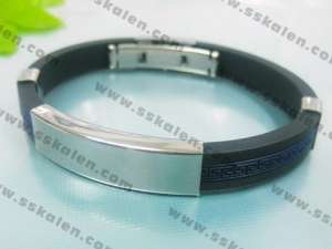 Stainless Steel Rubber Bangle - KB15249