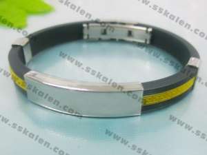  Stainless Steel Rubber Bangle - KB15255