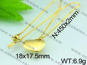 Stainless Steel Gold-plating Pendant  - KP38376-Z