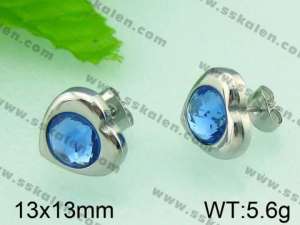 Stainless Steel Stone&Crystal Earring - KE46743-K