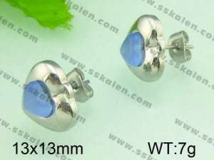  Stainless Steel Stone&Crystal Earring - KE47100-Z