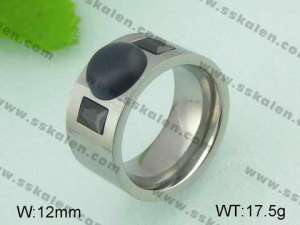 Stainless Steel Stone&Crystal Ring - KR20877-D