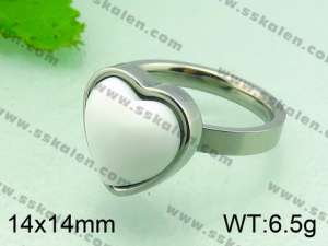 Stainless Steel Stone&Crystal Ring - KR31030-Z