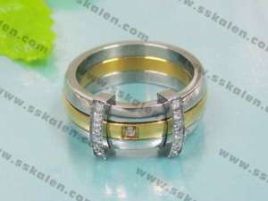Stainless Steel Stone Ring - KR11519