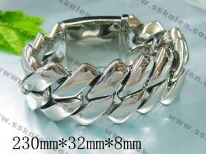 Stainless Steel Bracelet  - KB13530-D
