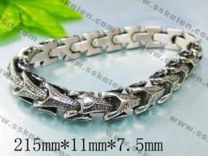 Stainless Steel Bracelet - KB13823-D