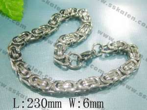 Stainless Steel Bracelet - KB27055-H