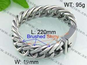 Stainless Steel Bracelet  - KB41459-D