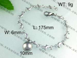 Stainless Steel Bracelet   - KB41543-Z