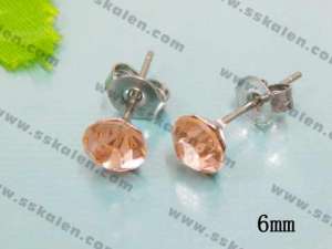 Stainless Steel Earring  - KE19592-T