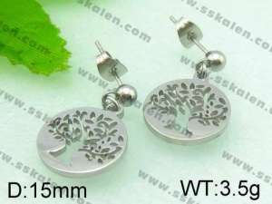 Stainless Steel Earring  - KE51106-Z