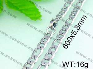 Stainless Steel Necklace  - KN14314-Z