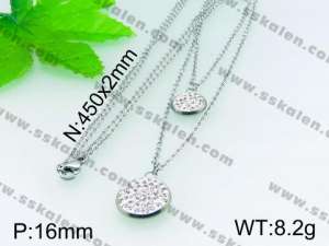 Stainless Steel Necklace  - KN16816-Z